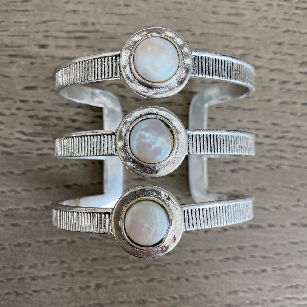 Lucky brand mother of pearl cuff